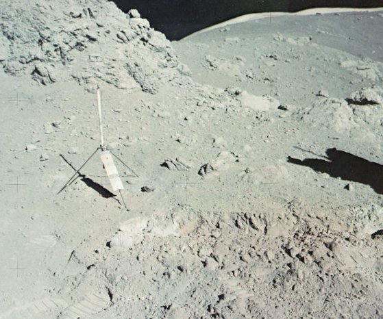 A photo of core tube into the deposit and sampled surrounding rocks