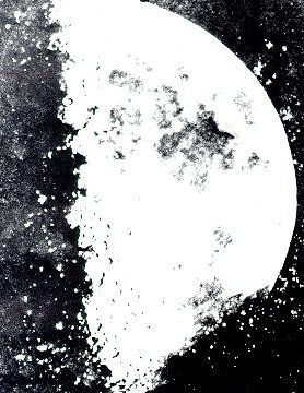 A photo of the moon taken in March 1851