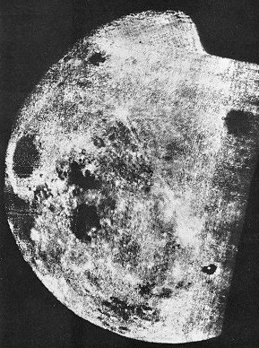 A photo of the far side of the Moon