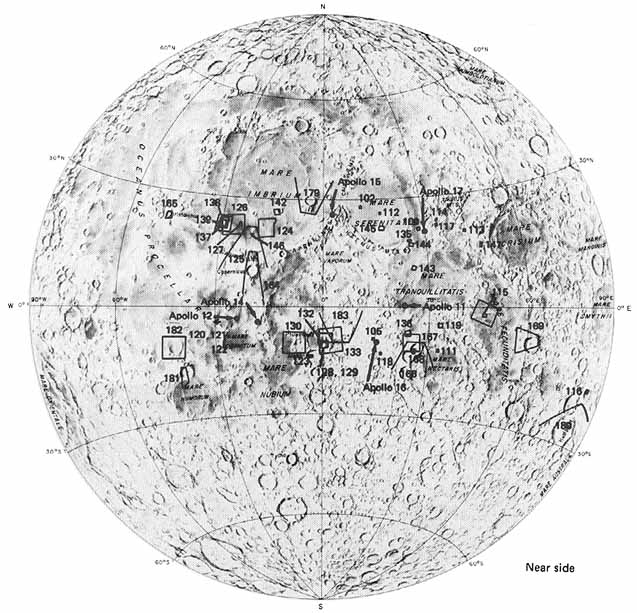 Figure 96 location of photographs in this chapter; numbers correspond to figure numbers