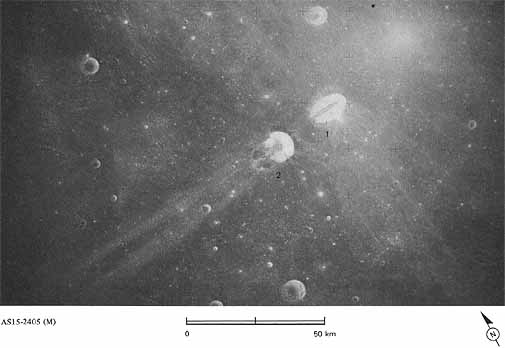 Figure 115 craters Messier and Messier A