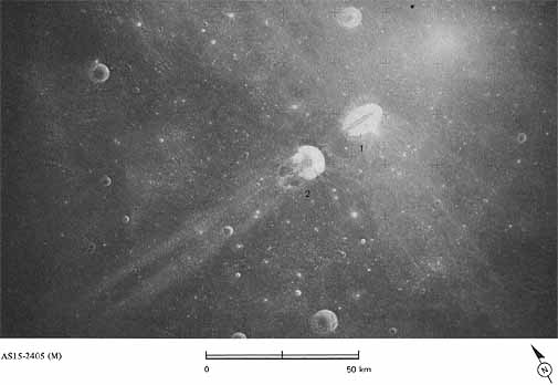 Figure 115 craters Messier and Messier A