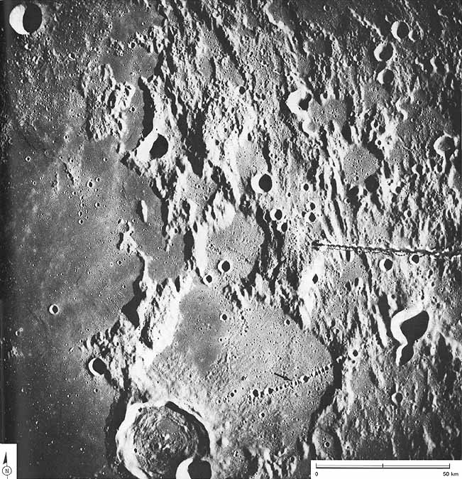 Figure 130 the Davy crater chain
