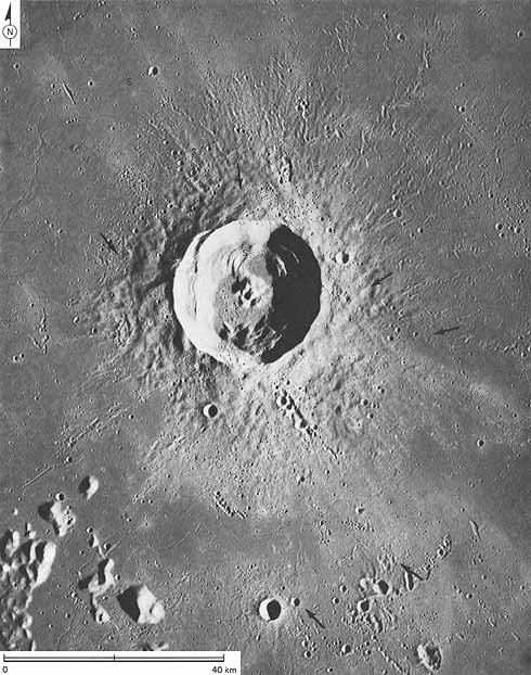 Figure 138 clusters of large secondary craters