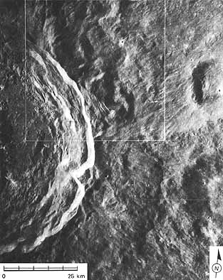 Figure 159 ejecta coats larger craters