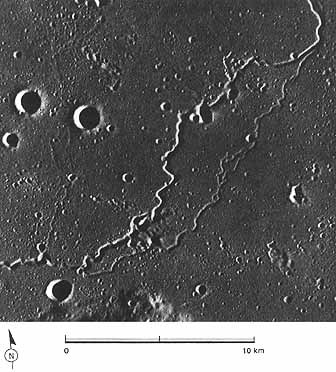 Figure 198 the branching sinuous rille