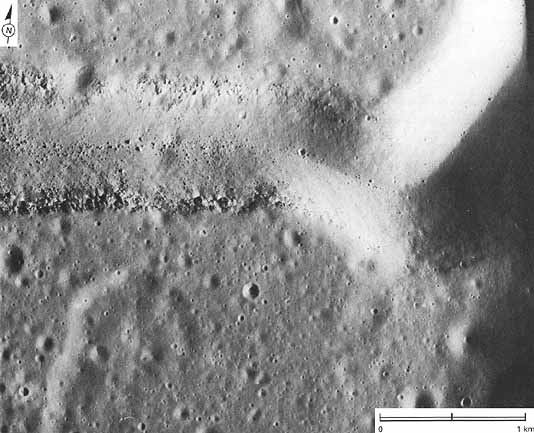 Figure 205 closeup of Hadley Rille