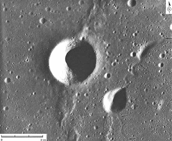 Figure 227 crater Aratus D in western Mare Serenitatis