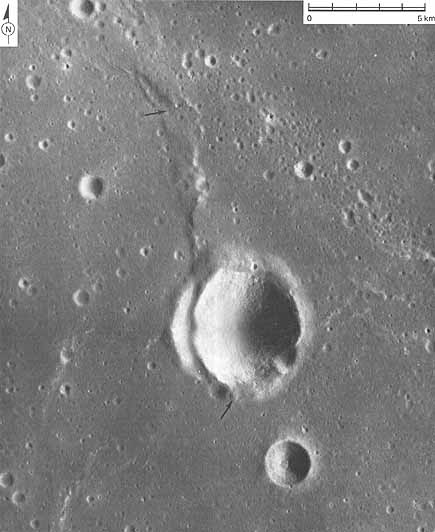 Figure 246 small crater in Mare Cognitum