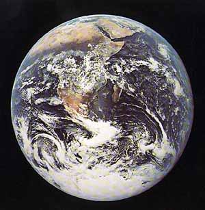 A photo of Earth