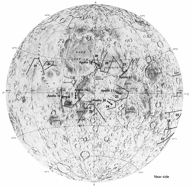 Figure 16 Near Side of Moon