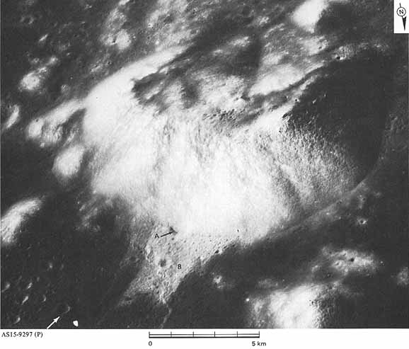 Figure 39 mountain mass, called South Massif, on the southeastern rim of the Serenitatis basin