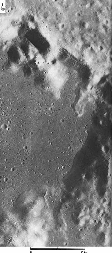 Figure 52 Maraldi, a 45 km impact crater