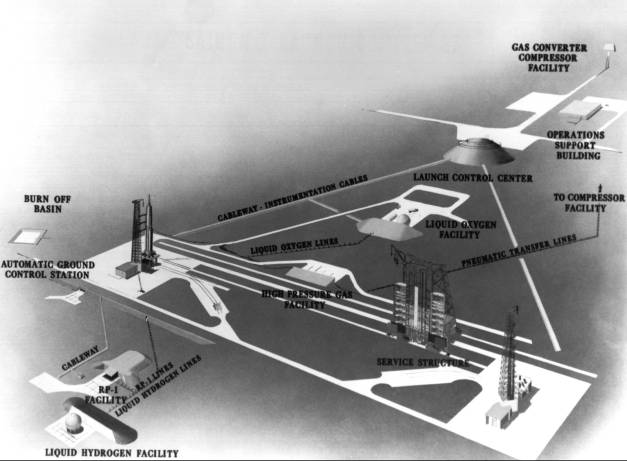Labeled diagram of proposed launch complex 37