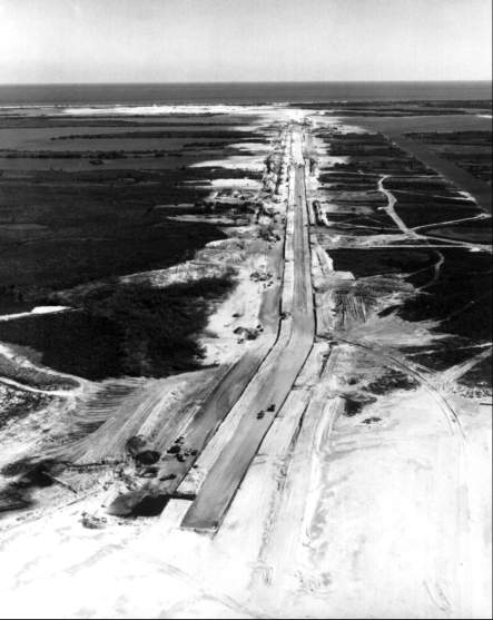 Crawlerway under construction