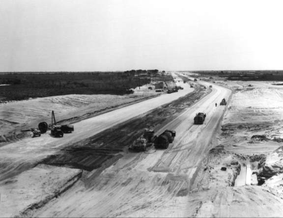 Crawlerway under construction