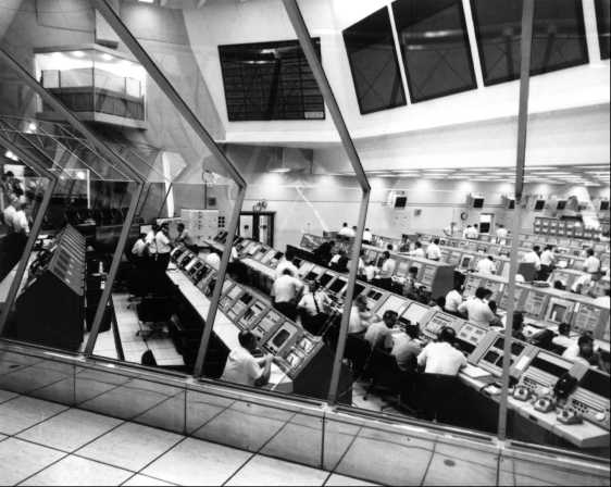 LCC firing room during AS-501 testing