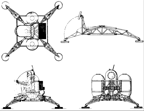 Lander for advanced Mercury s/c