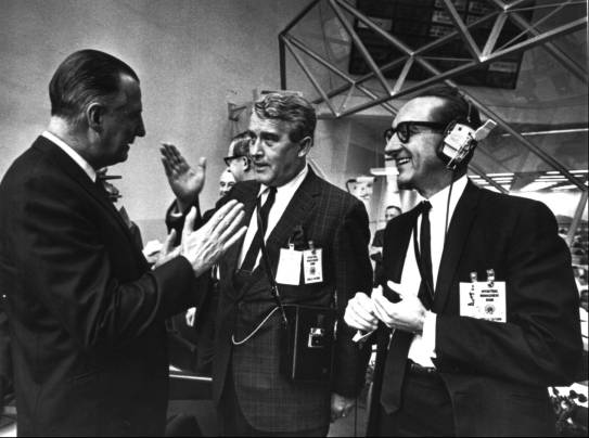 NASA officials at Apollo 9 launch