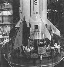 ASTP's Saturn IB launch vehicle