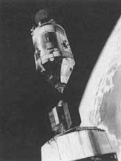 Seperation of the Apollo spacecraft and the S-IVB